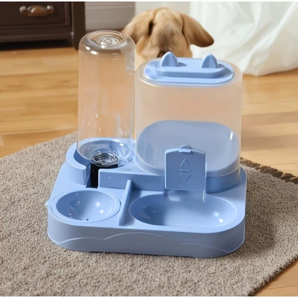Automatic Automatic Cat Water Feeder with Water Fountain Large Capacity Pet Water Dispenser Detachable 2-In-1
