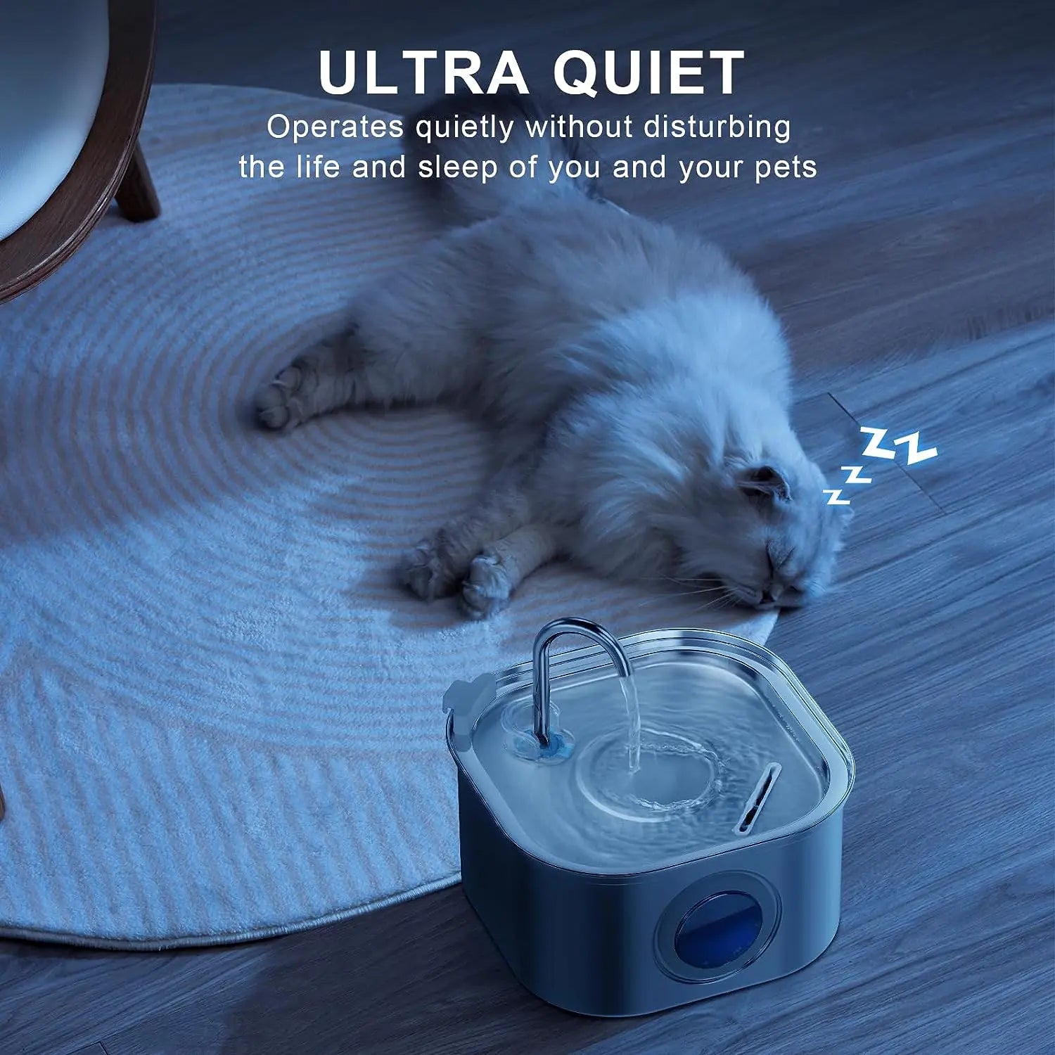 Cat Water Fountain 3.2L Stainless Steel Pet Water Fountain Dog Water Dispenser Automatic Cat Fountain Dog Bowls Cat Products